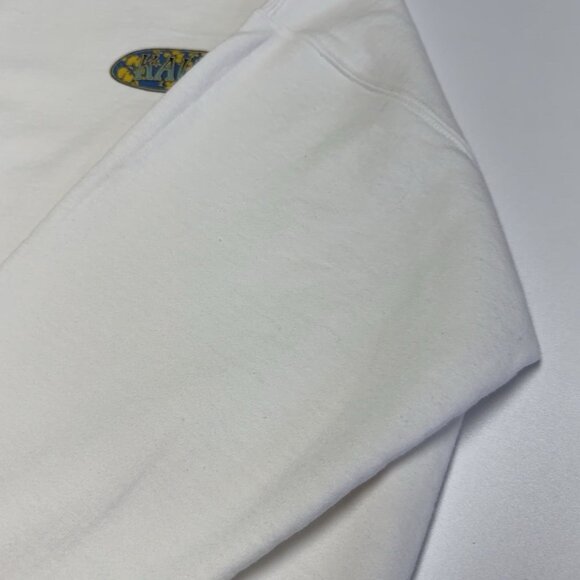 Vintage Crazy Shirts Kauai Crew Neck Sweatshirt Mens XL 26x27.5 White Hawaii - Picture 8 of 13